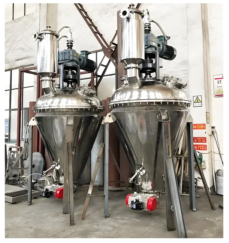 Cone shaped ribbon vacuum dryer 1