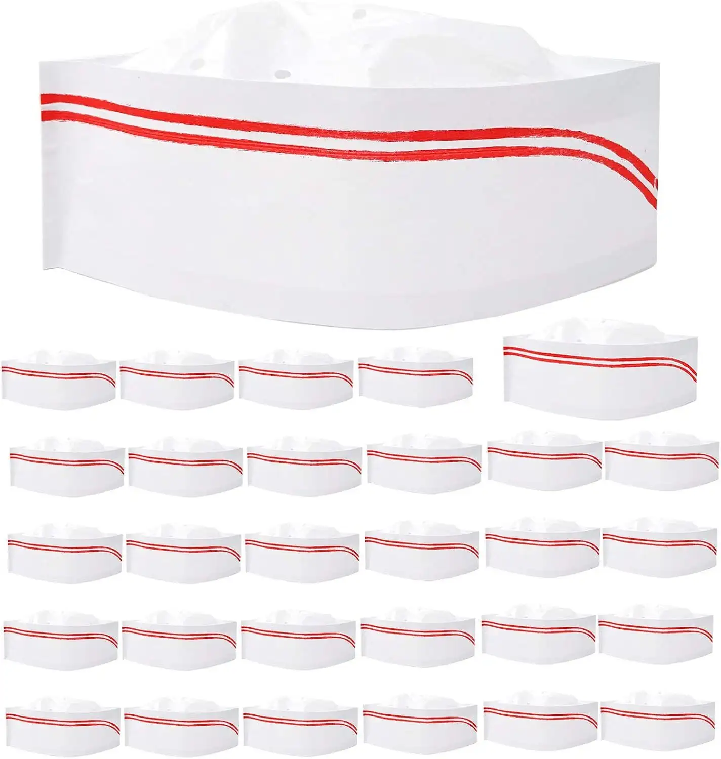 disposable kitchen hat paper chef cap 1