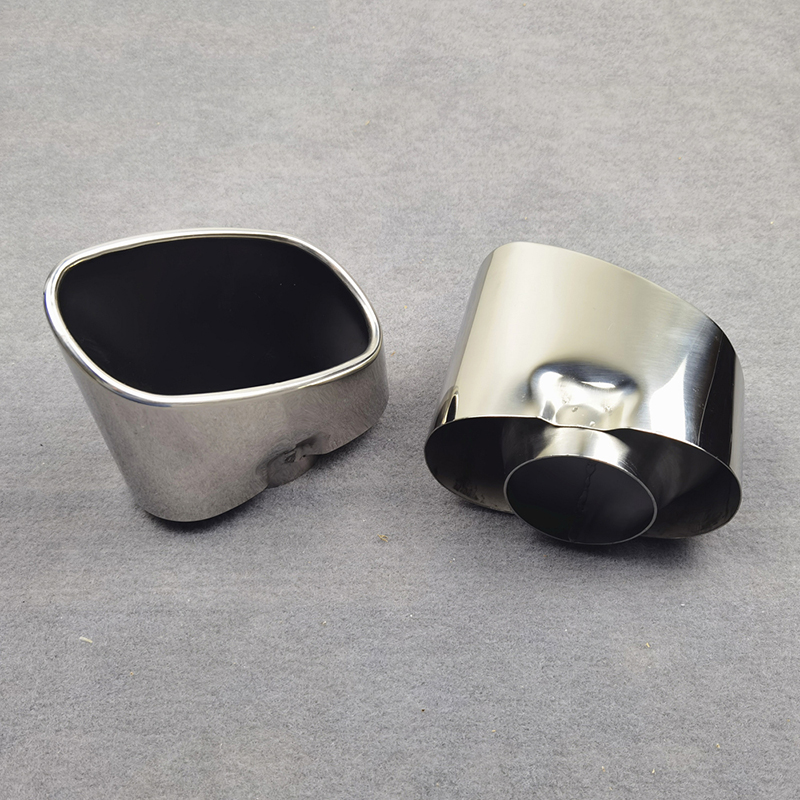 Stainless Silver Exhaust Pipe Muffler Tip For BMW X5 E70 2008-2013 1