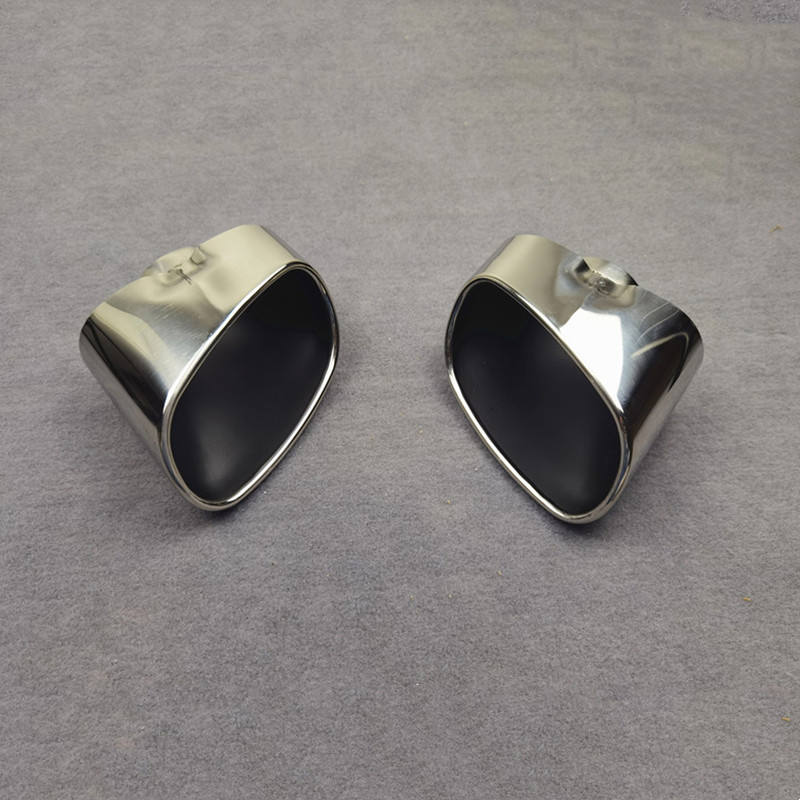 Stainless Silver Exhaust Pipe Muffler Tip For BMW X5 E70 2008-2013 5