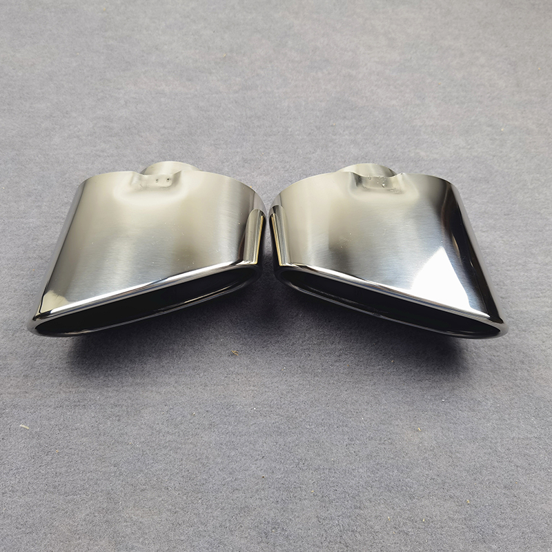 Stainless Silver Exhaust Pipe Muffler Tip For BMW X5 E70 2008-2013 6