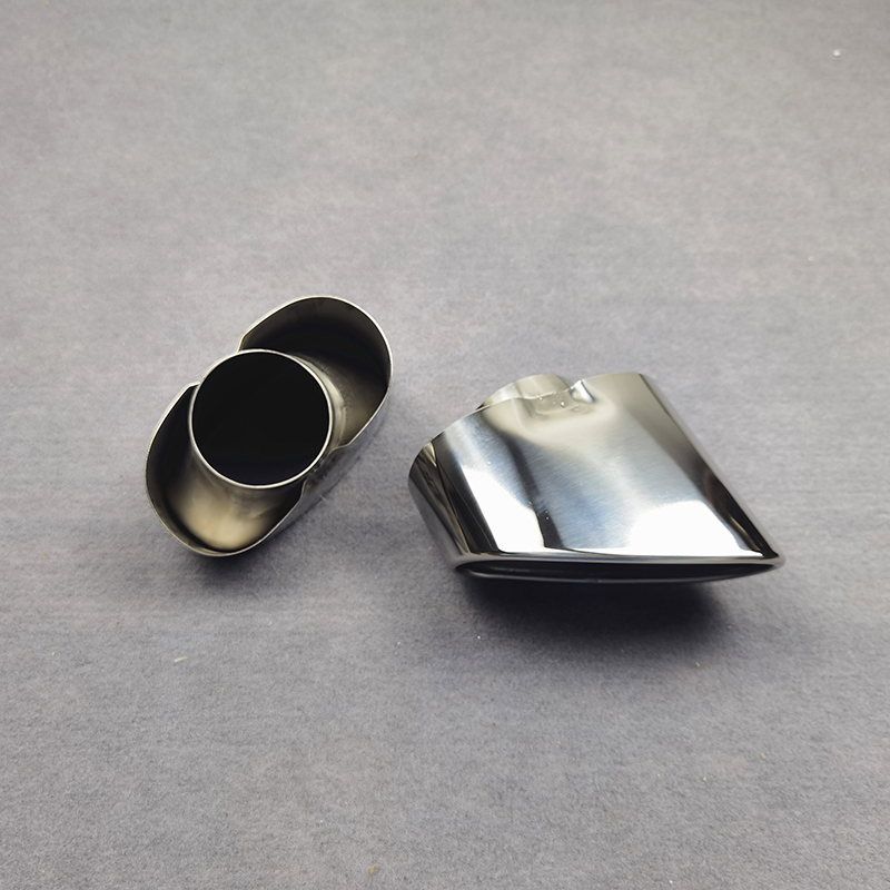 Stainless Silver Exhaust Pipe Muffler Tip For BMW X5 E70 2008-2013 3