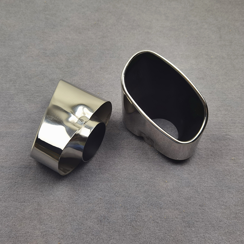 Stainless Silver Exhaust Pipe Muffler Tip For BMW X5 E70 2008-2013 2