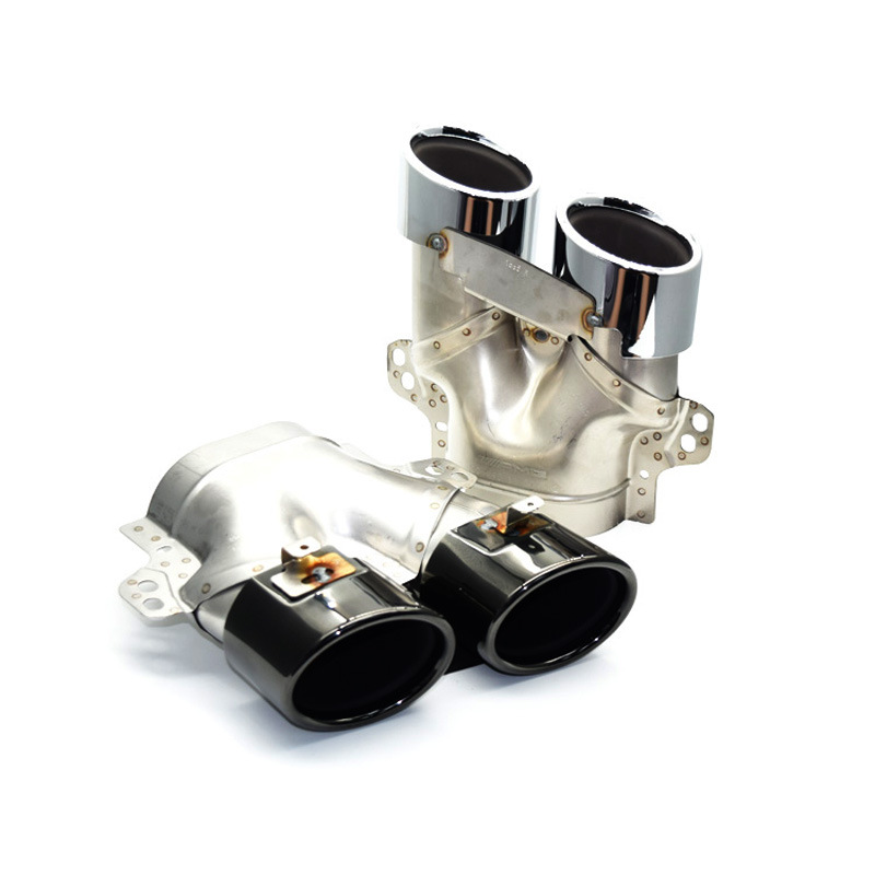 Ponta preta do tubo de escape para Mercedes-benz W205 AMG C43 2015-2019 5