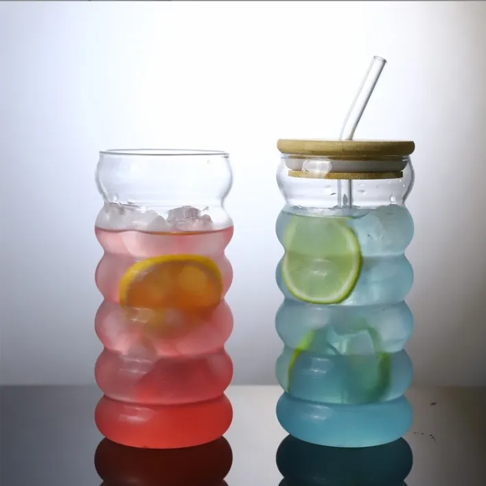 Refreshing And Stylish: Iced Coffee Served In A Glass Cup 1