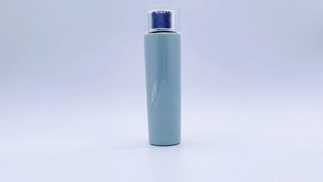 Glamorous 200ml Blue Smooth PET lotion bottles 1