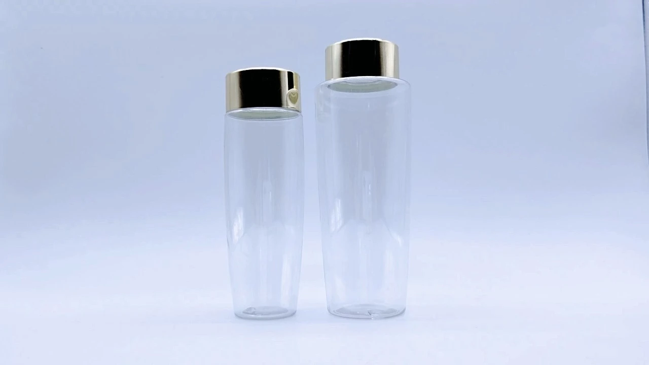 Glamorous 200ml/400ml Colorless transparent PET lotion bottles 1