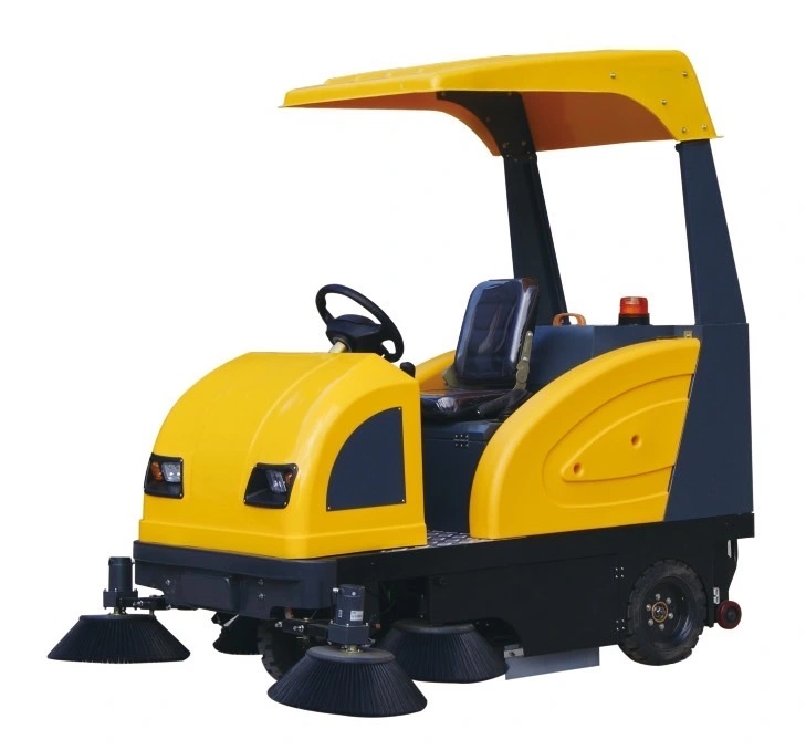 VLIFT เครื่องกวาดพื้นแบบนั่งขับ C6 พร้อมแบตเตอรี่ 48V100Ah 1