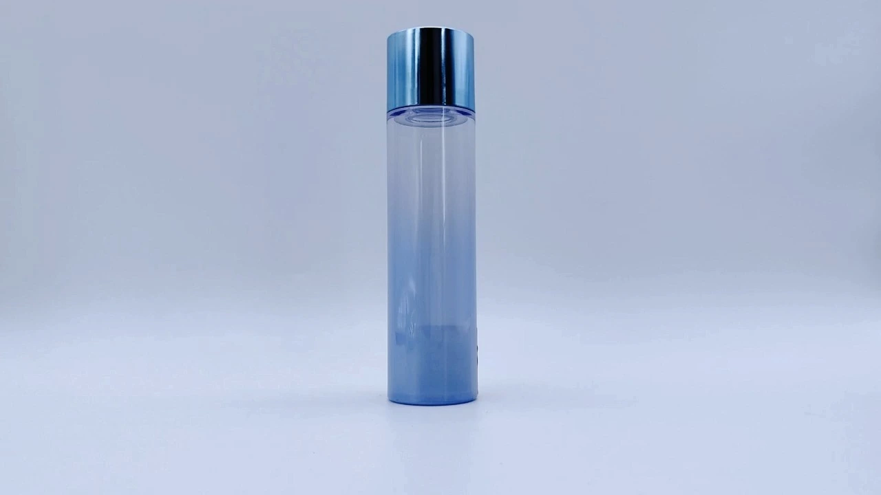 Glamorous 120ml Gradient Blue acrylic lotion bottles/toner bottles 1
