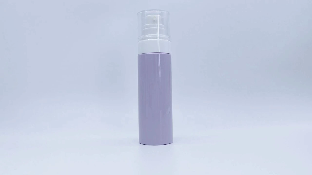 Glamorous 100ml Purple PP lotion bottles 1