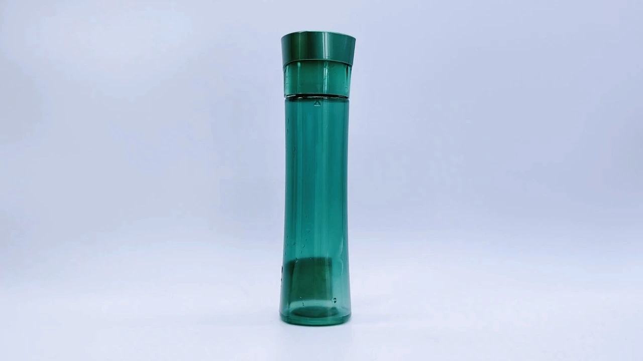 Glamorous 180ml green transparent plastic toner bottles 1
