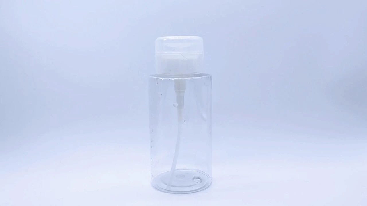 Bouteilles de toner PET transparentes et incolores de 300 ml glamour 1