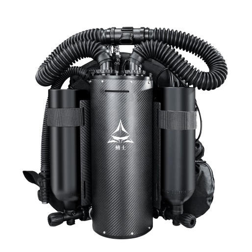 Professional diving equipment with a depth of 120m closed cycle breathing apparatus 1