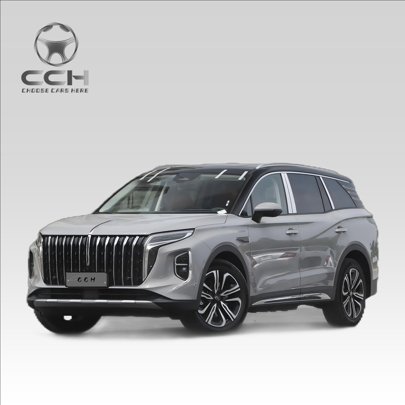 HONGQI HS7 2023 com 2.0T Auto 4WD 7 assentos luxuoso tamanho médio-grande PHEV SUV velocidade máxima 230 km/h veículo para venda de carro novo 1