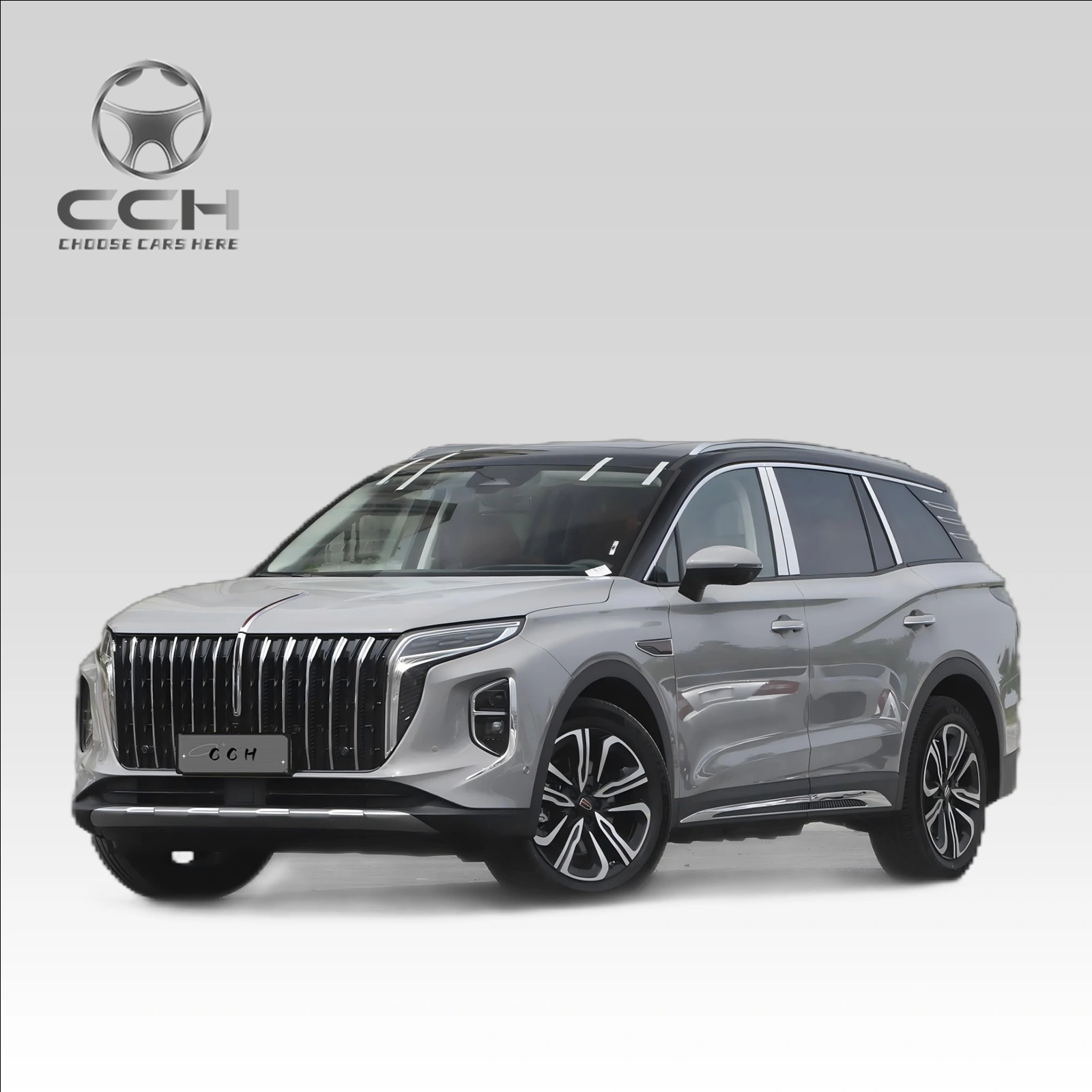 HONGQI HS7 2023 with 2.0T Auto 4WD 7 Seat Luxury Middle-large Size PHEV SUV Max Speed 230km/h vehicle For new car Sale 1