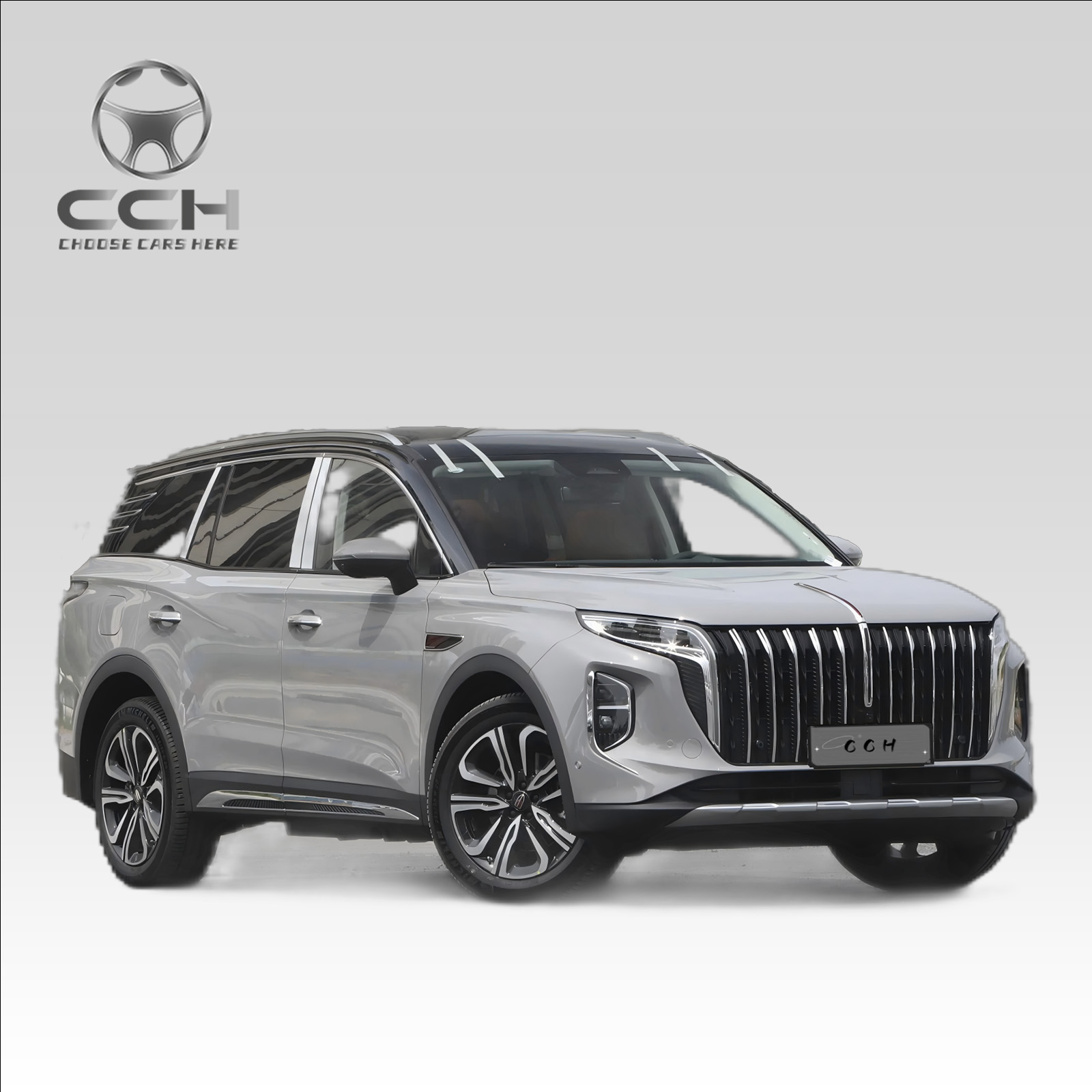 HONGQI HS7 2023 com 2.0T Auto 4WD 7 assentos luxuoso tamanho médio-grande PHEV SUV velocidade máxima 230 km/h veículo para venda de carro novo 4