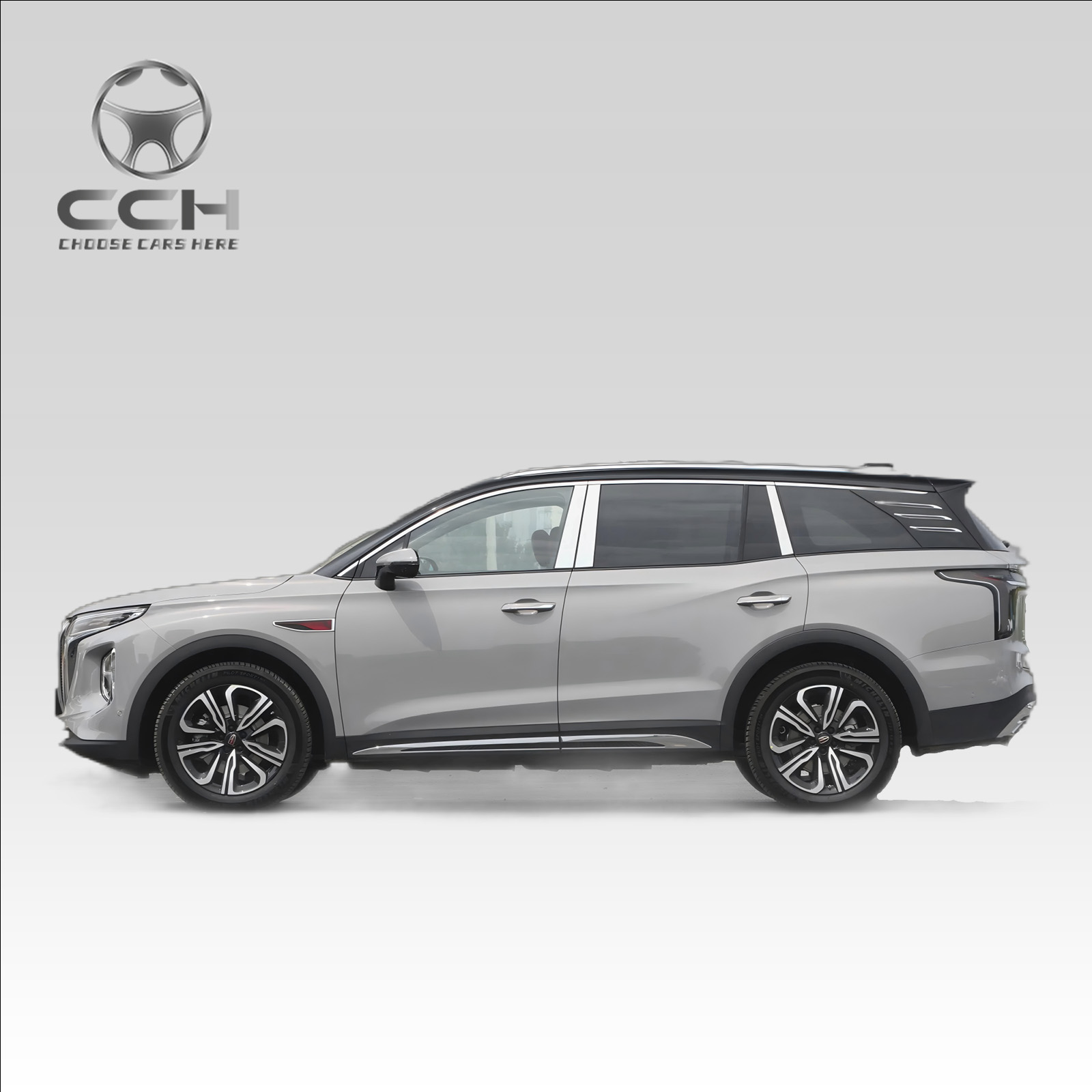 HONGQI HS7 2023 com 2.0T Auto 4WD 7 assentos luxuoso tamanho médio-grande PHEV SUV velocidade máxima 230 km/h veículo para venda de carro novo 5