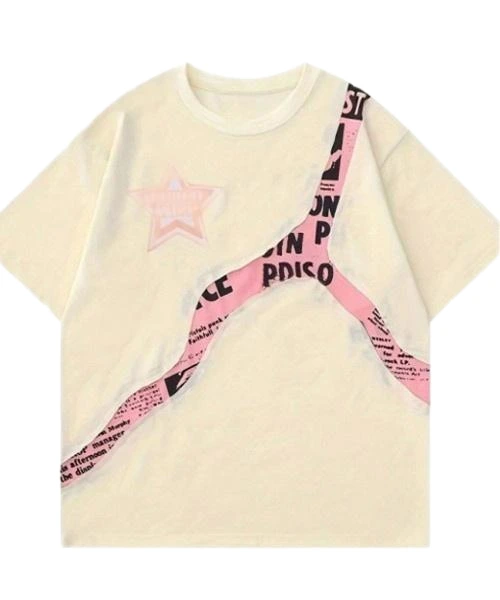 Women's Trend Deconstructed T-Shirt for Stylish Casual Wear 1