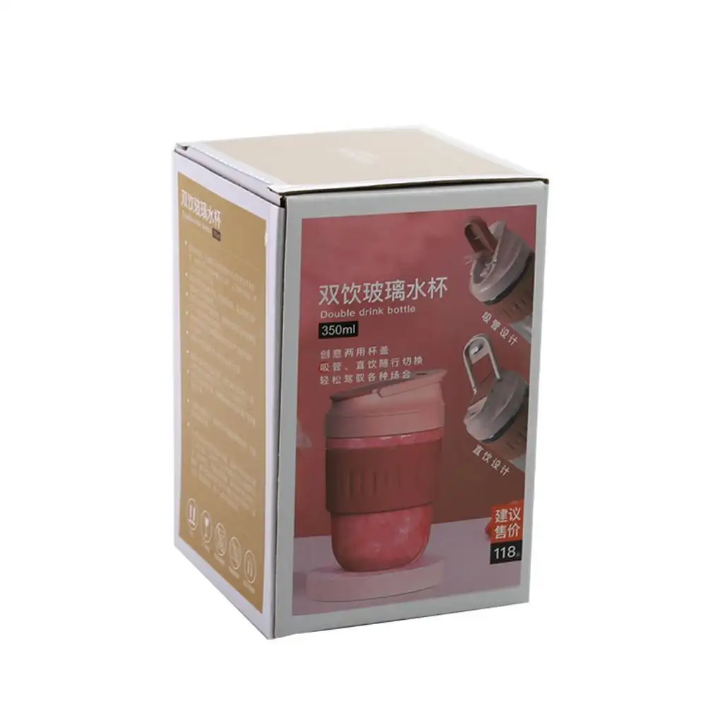 Glass Smoothie Cup Carton 8.4*6.7*13.4cmfactory Price 6