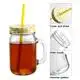Crystal Houseware Drinking Glass with Lid and Straw Soda Lime Glassfactory 5