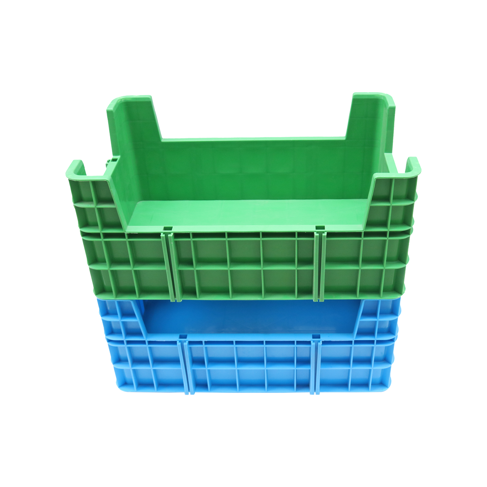 Dimensiune personalizată Pp Cutie de plastic stivuită Cu patru colțuri Cutie de reproducere a insectelor Coș stivuitor Tavă de plastic Tavă de reproducere a viermilor de făină 10
