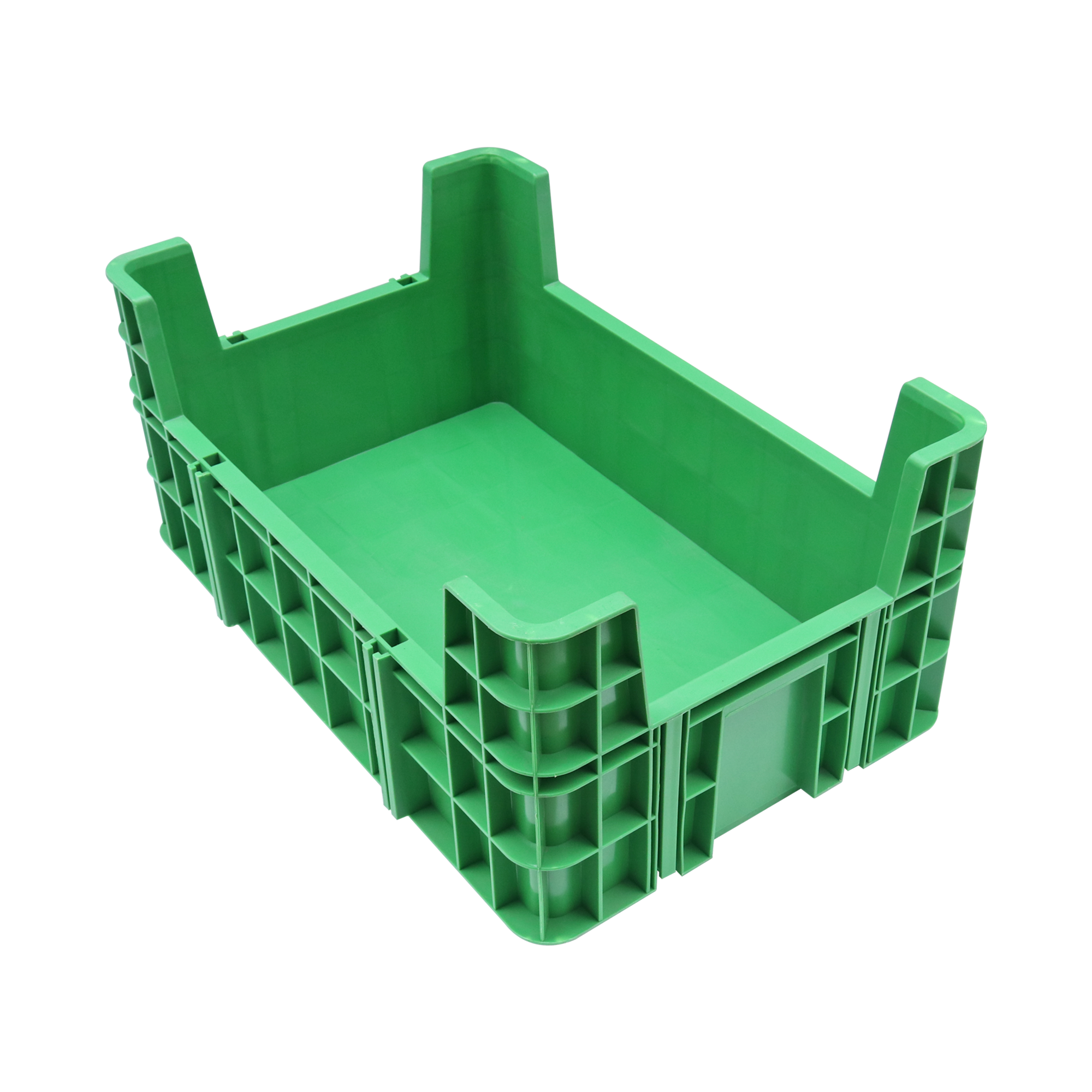 Dimensiune personalizată Pp Cutie de plastic stivuită Cu patru colțuri Cutie de reproducere a insectelor Coș stivuitor Tavă de plastic Tavă de reproducere a viermilor de făină 11