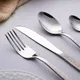 Long Lastinggold Flatware Set for Kitchen Western Union T-0396-S-L4 2