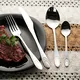 Crystal Houseware Black Flatware T-0453-S-L4 Black Flatwaredirectly Sale 3