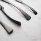 Black Flatware Set for Office Copper Supplier 6