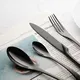 Black Flatware Set for Office Copper Supplier 4