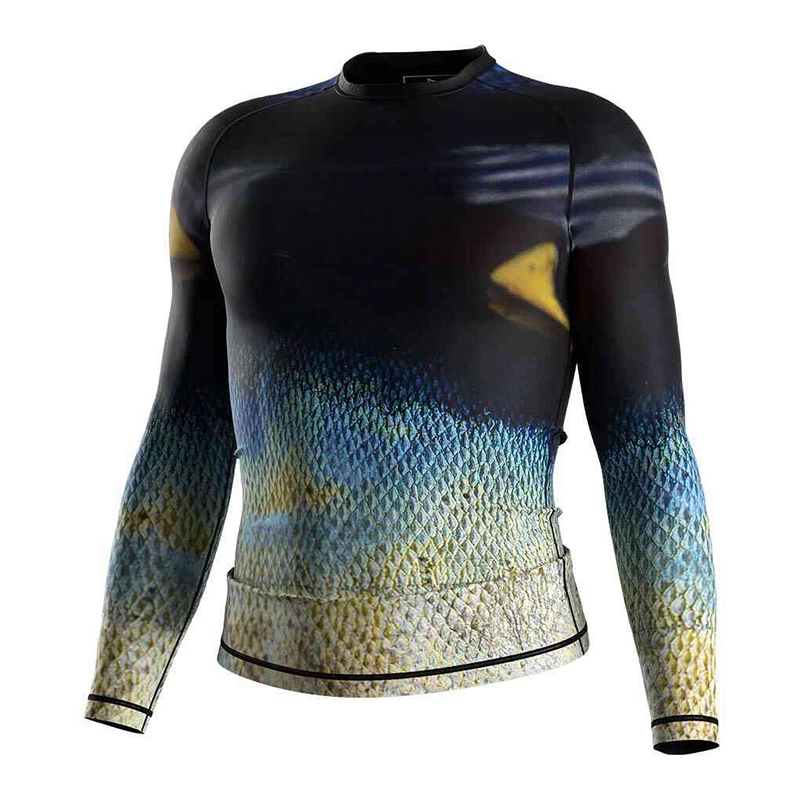Camisas de surf personalizadas - Proteção solar de manga longa respirável RG RG 17 1