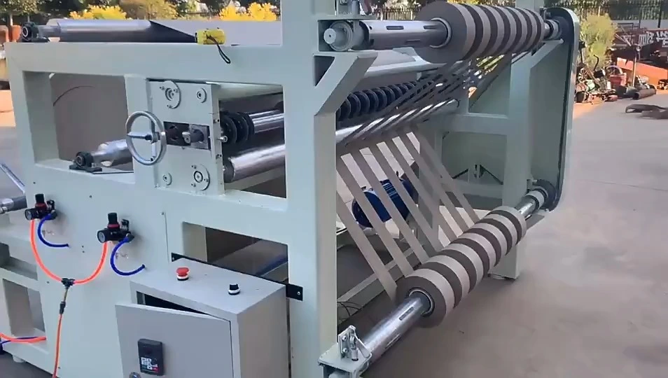 Automatic Kraft Paper Slitter Jumbo Paper Slitting and Rewinding Machine Paper Roll Slitting Cutting Machine Rewinder Machine 1