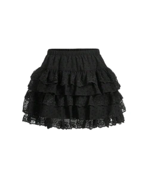 Women's Short Lace Skirt for Professional Attire 1