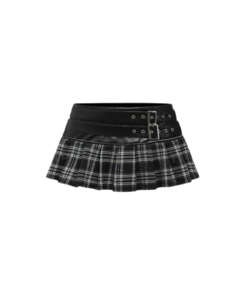 Women's Short Belt Skirt for Casual and Office Wear 1