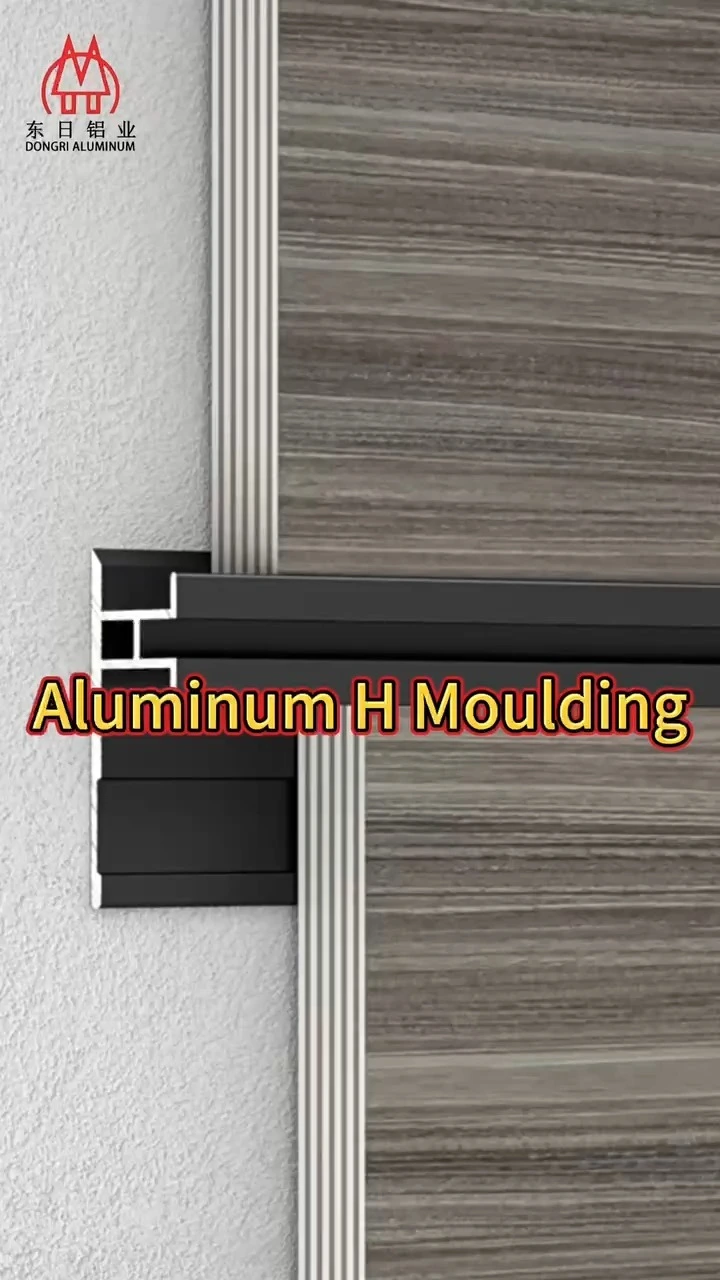 Perfil de aluminio decorativo sacado del panel de pared para la pared/el techo del revestimiento 1