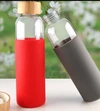 Custom Logo New Design Heat Resistant High Borosilicate Water Glass Bottle for Water Tea Drinks 6