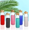Custom Logo New Design Heat Resistant High Borosilicate Water Glass Bottle for Water Tea Drinks 1
