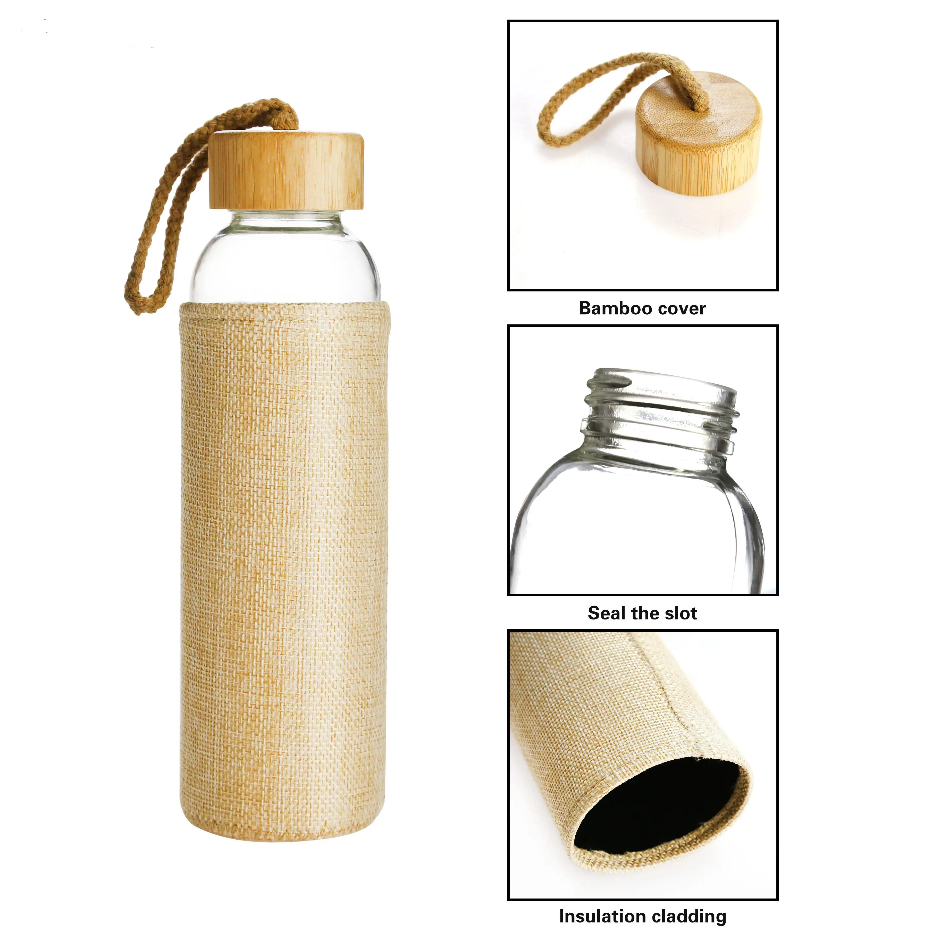 High End Glass Drinking Bottle with Good Price for Kitchen 4