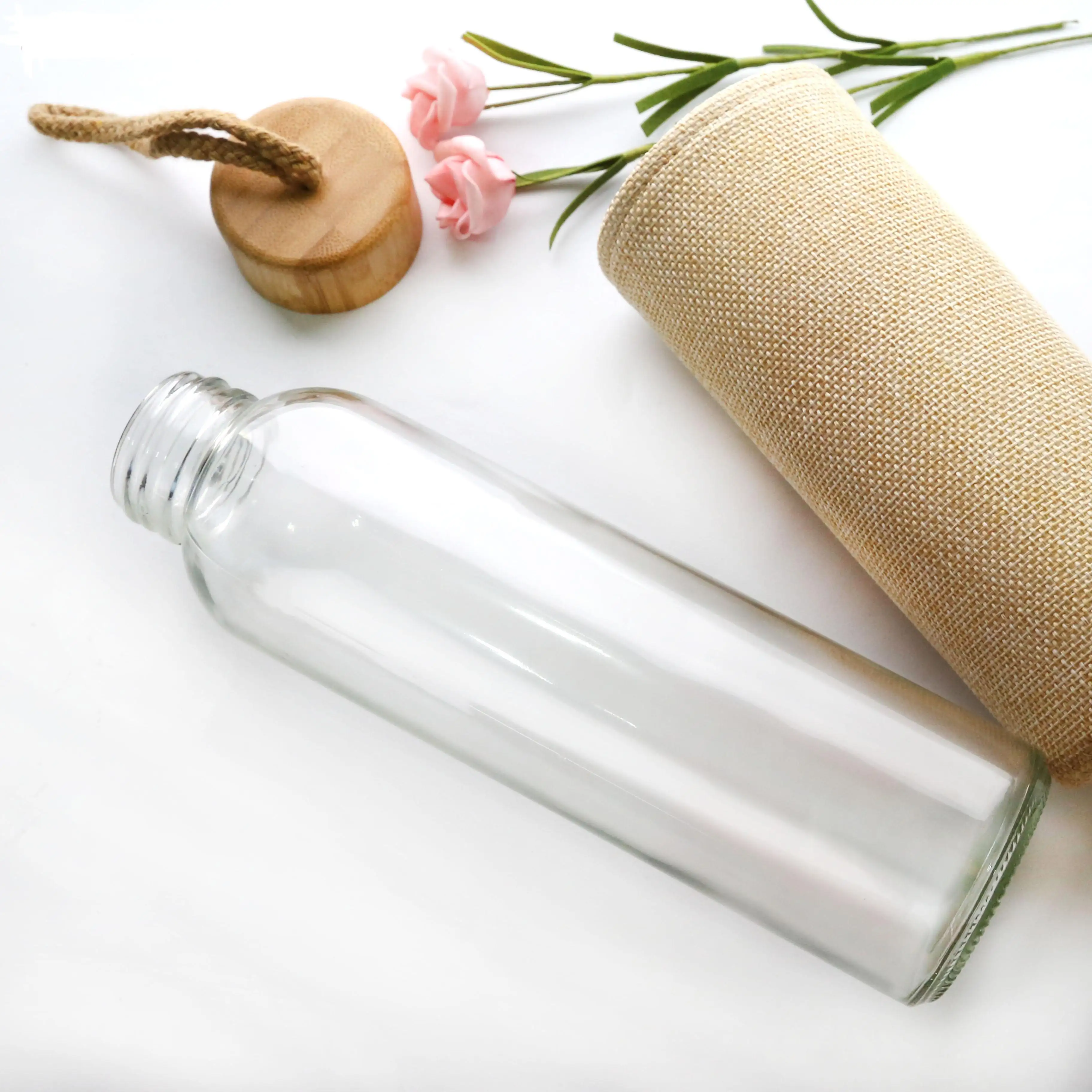High End Glass Drinking Bottle with Good Price for Kitchen 3