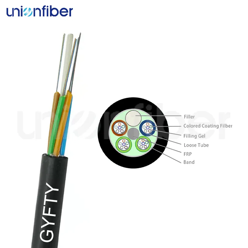 4 Core Outdoor Cable Wooden Drum - - Unionfiber 3