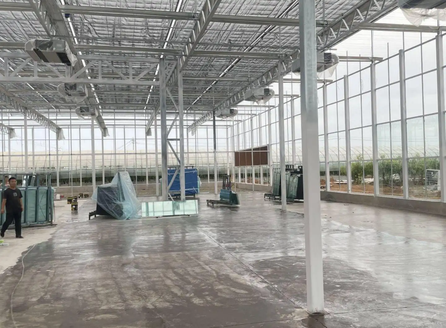 Best Greenhouse for Growing Vegetables 1500 Square Meter - - Jianda Greenhouse 4
