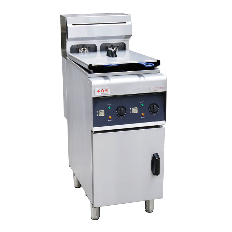 المقلاة العميقة الكهربائية التجارية ذات الخزان المزدوج لمطعم 380 فولت (DF-10L-2) 1