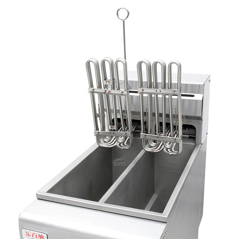 المقلاة العميقة الكهربائية التجارية ذات الخزان المزدوج لمطعم 380 فولت (DF-10L-2) 4