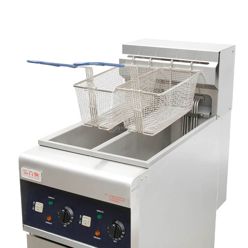 المقلاة العميقة الكهربائية التجارية ذات الخزان المزدوج لمطعم 380 فولت (DF-10L-2) 3