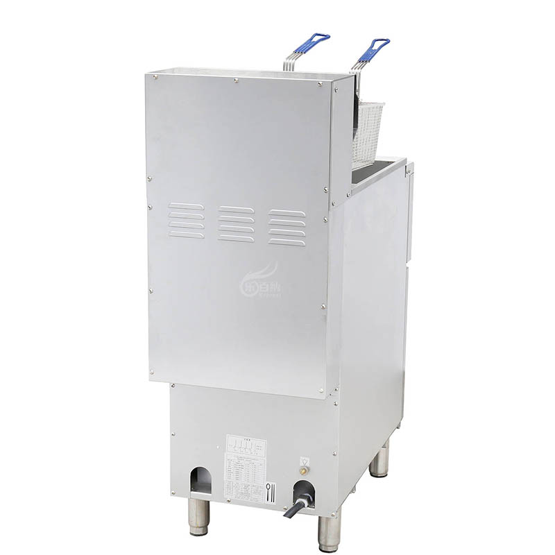 المقلاة العميقة الكهربائية التجارية ذات الخزان المزدوج لمطعم 380 فولت (DF-10L-2) 10