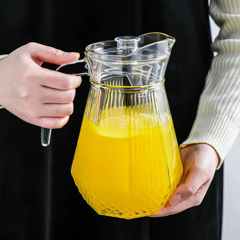 For Office Glass Jugs for Sale Transparent by Crystal Houseware 2