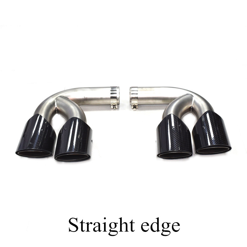 Exhaust Pipe Tail Throat Nozzles For Porsche Cayenne 2018-2020 3