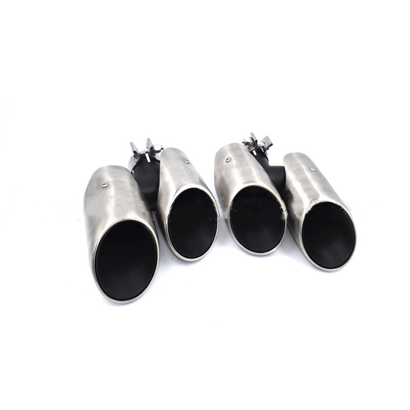 Exhaust Pipe Tail Throat For Porsche Cayenne Macan Upgraded 2014-2017 2