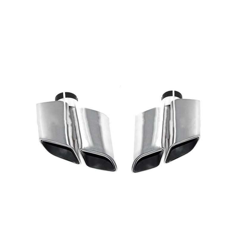 Exhaust Pipe Tail Throat For Porsche Cayenne Macan Upgraded 2014-2017 3