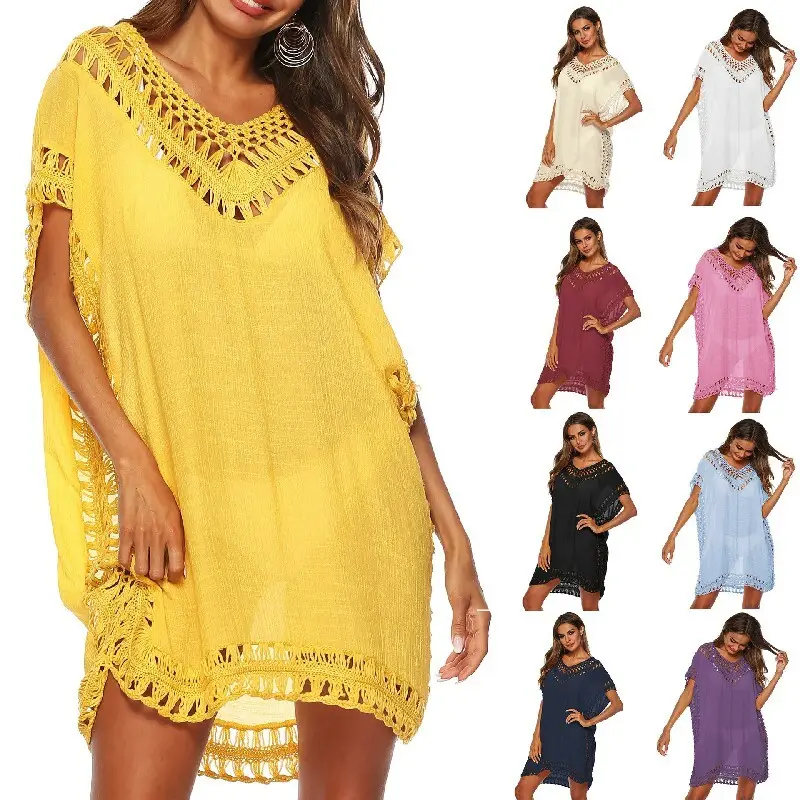 For Outdoor Womens Beach Cover Ups Plus Size by Yimei Garment 2